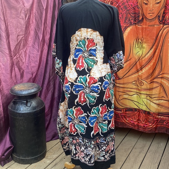 21🤗265-You Are Awesome❤️ Vintage Flower Kaftan - Picture 8 of 8